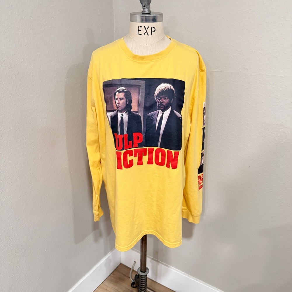 Yellow Graphic Long Sleeve Shirt